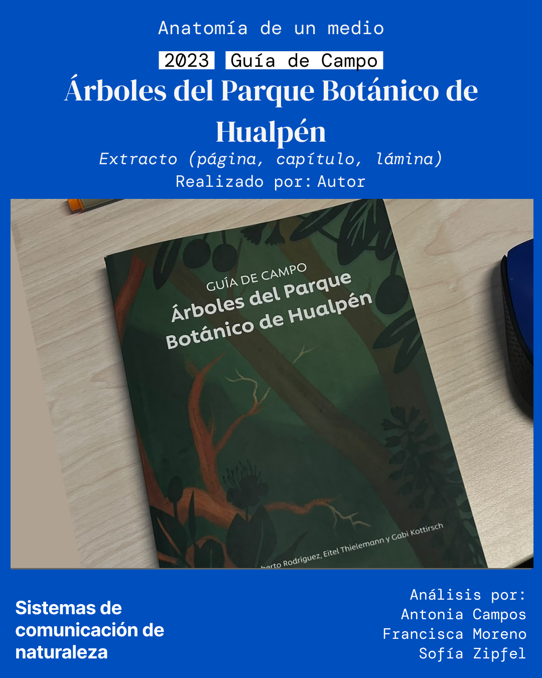 2023: Árboles del Parque Botánico de&nbsp;Hualpén